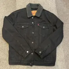 z*o様 Levi's ブラックデニムジャケット ボア襟付き