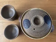 丸紋 土鍋、取皿セット