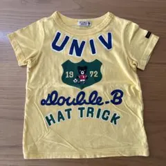 DOUBLE.B ダブルビー Tシャツ 100cm イエロー