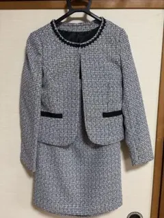 11号・白黒ツイードジャケットとスカートセット・入園入学式☆