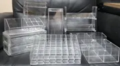 ドレッサー クリアケース 묶음 판매 見せる収納 無印良品 アクセサリースタンド