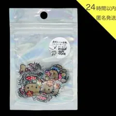 【新品】サンリオ 日焼けキティ　フレークシール オーロラ ホログラム クリア1袋
