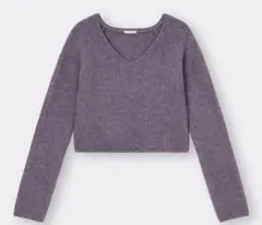 GU セーター　XL パープル　【新品未使用】