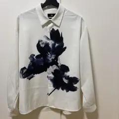 【WEB限定】マルチマテリアルパターンシャツ(HARE)