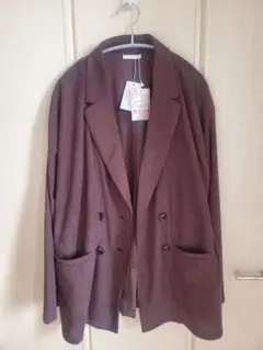 テーラードジャケット　ブラウン　M～L