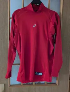 ASICS BASEBALL M レッド アンダーシャツ