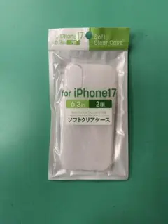 iPhone 17用 ソフトクリアケース 6.3インチのサムネイル