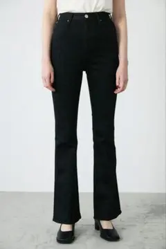 MOUSSY HW Rebirth FLARE ブラック フレアデニム 23