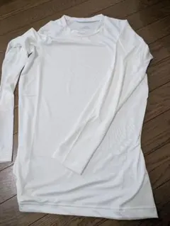 x-girlサッカーインナー 長袖シャツ ホワイトサイズＬレディース