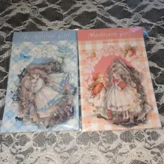 MOCARDシール　青、赤セット