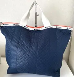 レスポートサック　デラックスエブリデイ　ポーチ付き　ペイズリー柄　ネイビー レスポートサック デラックスエブリデイ ポーチ付き ペイズリー柄
