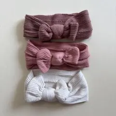 リボン付きヘアバンドセット