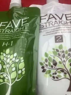 H ハード　ナプラ　FAVE　 ストレート 縮毛矯正剤１剤&２剤セットのサムネイル