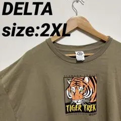 【US古着】00s デルタ プロウエイト 半袖シャツ Tシャツ アニマル 2XLのサムネイル