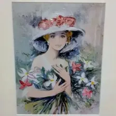 ベルナール・シャロワ、花飾りの帽子、希少画集より ベルナール・シャロワ、花飾りの帽子、希少画集より - メルカリ