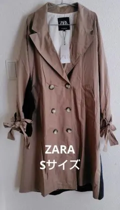 ZARA ダブルブレスト トレンチコート レディース Sサイズ
