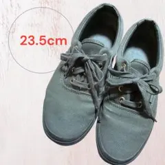 VANS ♡オリーブグリーン♡キャンバススニーカー 23.5cm