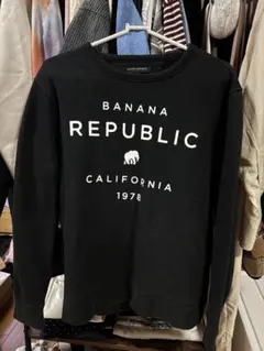 BANANA REPUBLIC ブラック トレーナー M