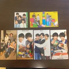 HiHi Jets デタカ　厚紙　集合　6枚