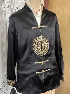 【古着】サテン チャイナジャケットのサムネイル
