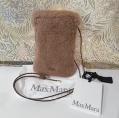 新品　MaxMara テディベア スマホショルダー　バッグ　マックスマーラのサムネイル