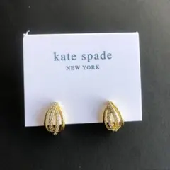 最後1点在庫kate spade ゴールド フープピアス