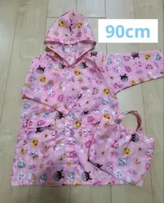 レインコート　アンパンマン(90cm)収納バッグ付き