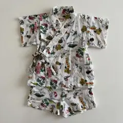 HAWAII アロハ ベビー甚平 petit main 80size