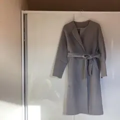 上質ウール素材　UNITED ARROWS リバー　ロングコート