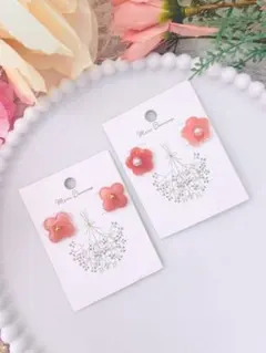 No.2528 ワンコイン❁︎アクセサリーセット（flower）
