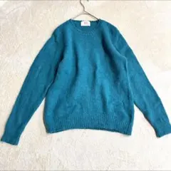 417 EDIFICE エディフィス モヘアニット セーター ブルー