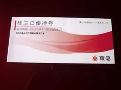 ☆「東急電鉄 株主優待券」1冊（500株以上）（ミュージアム券・映画優待券なし）