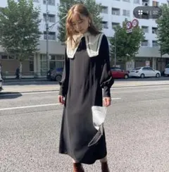 【最終値下げ】【美品】AMERI／ロングワンピース／結婚式お呼ばれドレスのサムネイル
