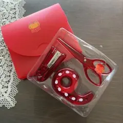 ちょきんぎょ文房具セット 赤