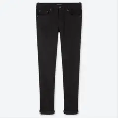 UNIQLO ユニクロ　ストレッチセルビッジスリムフィットジーンズ　黒　赤耳