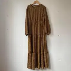 Right-on ライトオン back number 花柄 ロングワンピース