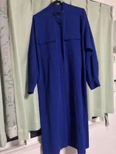 由香様用 BOSS HUGO BOSS ブルー 長袖ワンピース M - メルカリ
