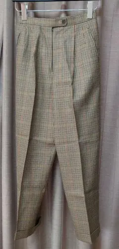 BURBERRYS チェック柄 テーパードパンツ