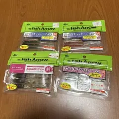 Fish Arrow ソルトウォーター用ワーム 4点セットのサムネイル
