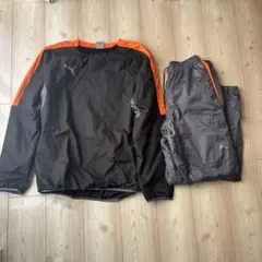 りゅう 様　専用PUMA ジャージ上下セット 黒/オレンジ