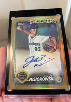 2026 Topps Jacob Misiorowski シリアル付 桜パラレル - メルカリ