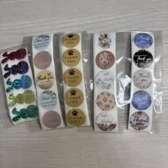 ロールシールおすそ分け250枚 サンキューシールなど5種⑦