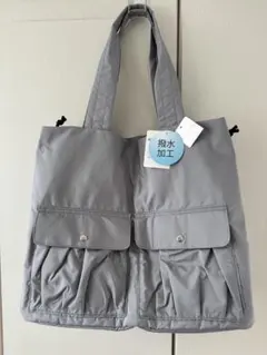 新品　ITS"DEMO イッツデモ　トートバッグ　撥水加工　グレーのサムネイル