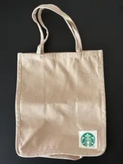 【未使用】スターバックス アップサイクルコットン ショッパーバッグ ベージュS