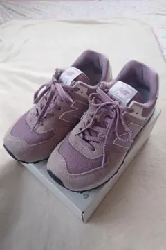 New Balance☆574 /落ち着いたパープル/スニーカー/24.5センチ