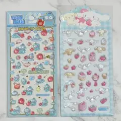 新品　2枚セット　ハンギョドン　シナモンロール　ウォーターインボンドロ　シール