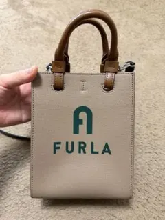FURLA フルラ ヴァーシティ スタイルミニトート レザー