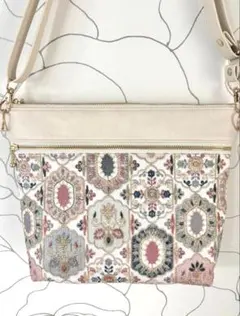 レスポートサック ケイタマルヤマ コラボ 刺繍 孔雀 ワンショルダー 