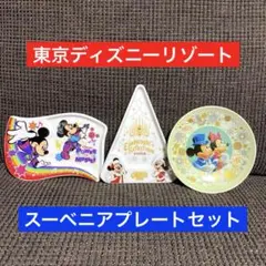 美品 東京ディズニーリゾート スーベニアプレート セット クリスマス 廃盤品