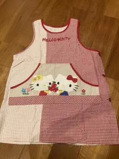 エプロン⑤　ハローキティ　赤系